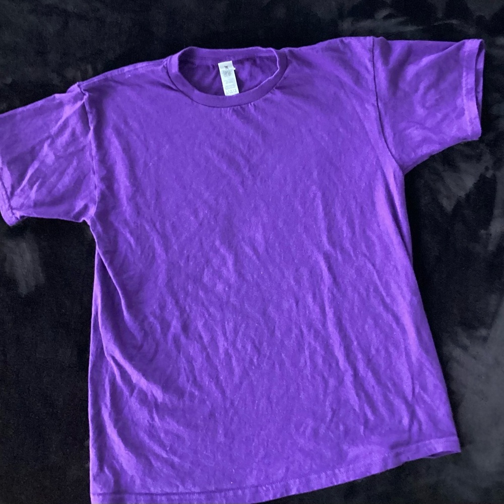 Gildan Men's Short Sleeve Tee in Purple